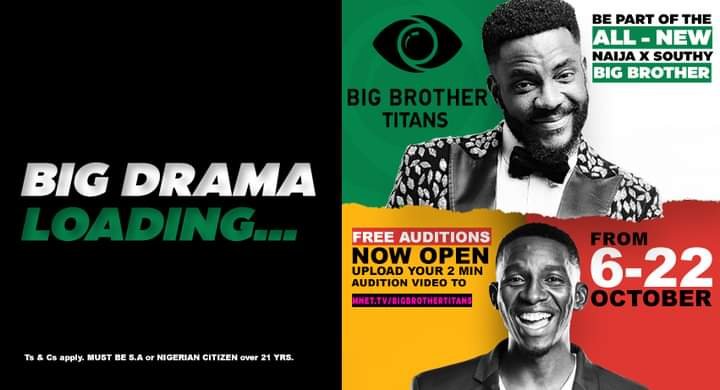 How To Apply for Big Brother Titans (Big Brother Naija & Big Brother South Africa)