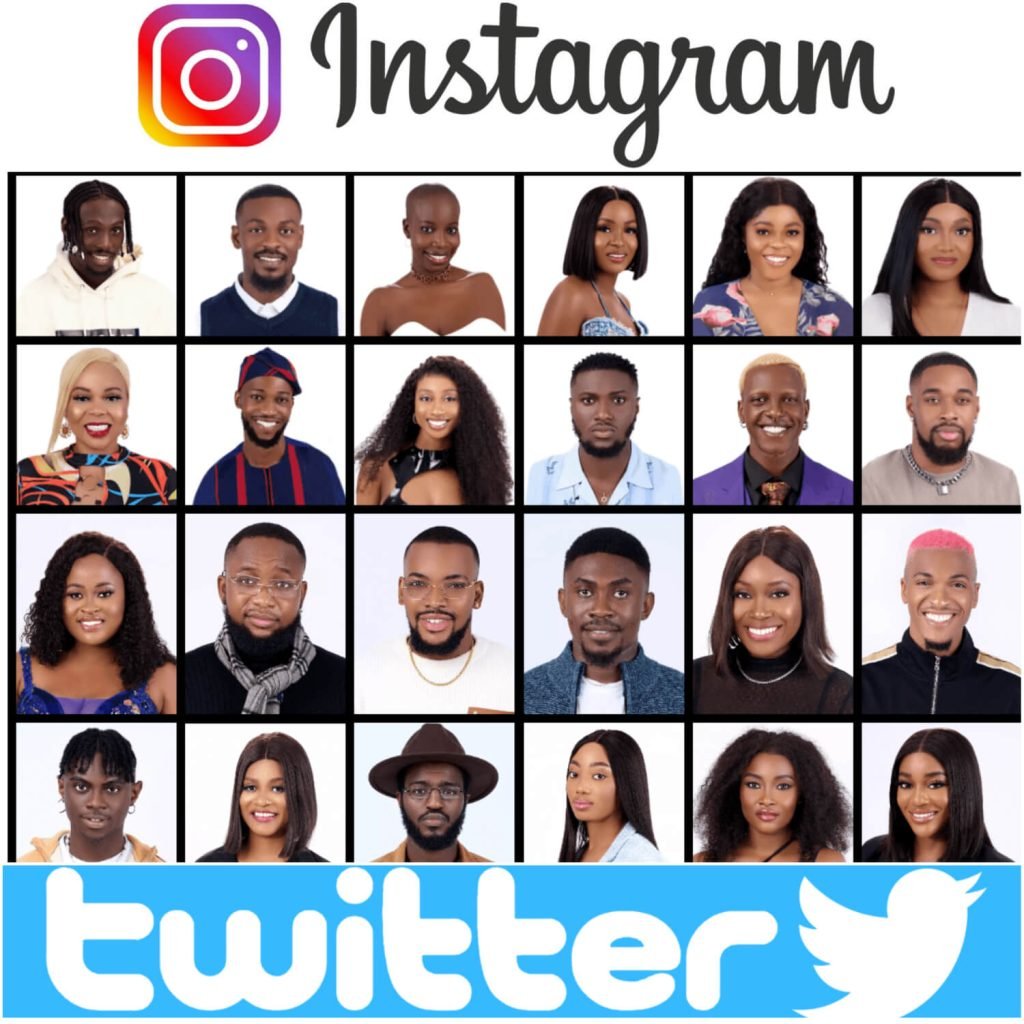 List Of BBNaija Season 7 Housemates Instagram & Twitter Handle List Of BBNaija Season 7 Housemates Instagram & Twitter Handle